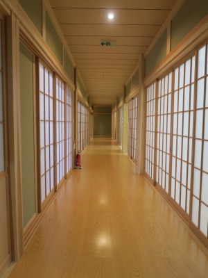 賀茂神社 社務所 廊下